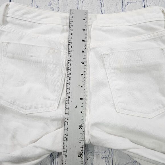 Banana Republic WOMENS SIZE 28 Jeans Skinny Denim White Low Rise Stretch - Picture 7 of 12